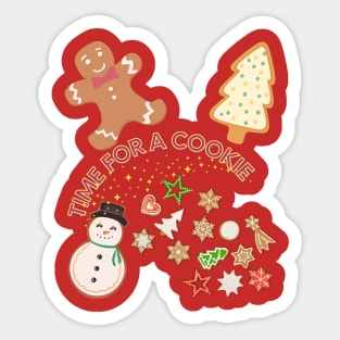 Time For a Cookie Sticker